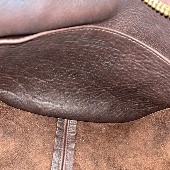 Vintage Coach Janice 9011 Suede Bag